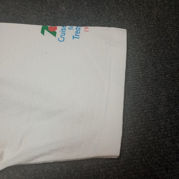 VTG 7 Up SS Uncola T Shirt Adult Medium White National Mills Single Stitch‎ 1993 - Picture 3 of 13